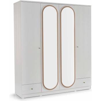 Четирикрилен гардероб Lorena