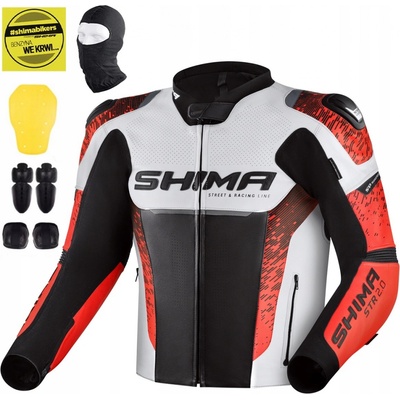 Shima STR 2.0 čierno-bielo-červená