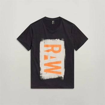 Image 1 of G Star Тениска G Star Painted RAW Graphic T-Shirt - Dk Black