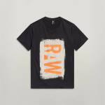 G Star Тениска G Star Painted RAW Graphic T-Shirt - Dk Black