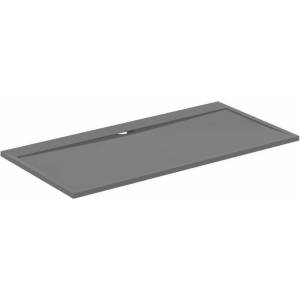 Ideal Standard i. life Ultra Flat S правоъгълно душ корито, асфалтово сиво, 200x100 см (T5235FS)