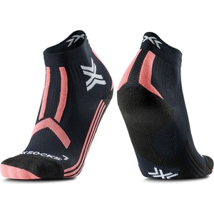 X-Socks Дамски чорапи за бягане X-Socks Women's Trailrun Discover Ankle Running socks - X Black / Dusty Rose - размер 39/40 (EU) (207-0466-0113)