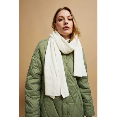 Moodo Гладък перлен шал Moodo Moodo | Byal | ЖЕНИ | ЕДИН РАЗМЕР