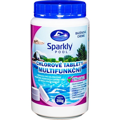 Sparkly POOL Chlorové tablety multifunkční 6v1 MAXI 1 kg – Sleviste.cz