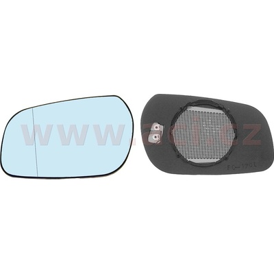Sklo do zrcátka, vnější zrcátko VAN WEZEL 0955835