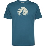 GreenBomb Мъжка тениска GreenBomb Nature Clouds Ride Fusion T-shirt - Tidal Blue (216-8913-0111)