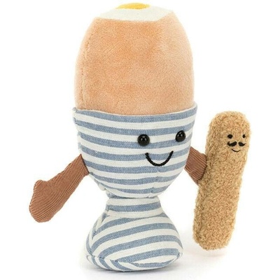 JELLYCAT VAŘENÉ VAJÍČKO JELLYCAT EGGETHA EGG & LANCE SOLDIER 16 cm