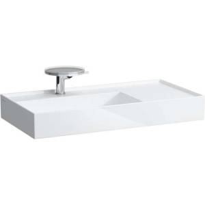 Laufen Kartell - Умивалник 90x46 см, с 1 отвор за смесител, SaphirKeramik, бял H8103384001111 (H8103384001111)