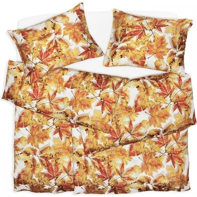 SCANquilt Obliečky satén Design leaves 140x200 70x90