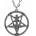 Leather & steel fashion нашийник Pentagram - LSF4 17