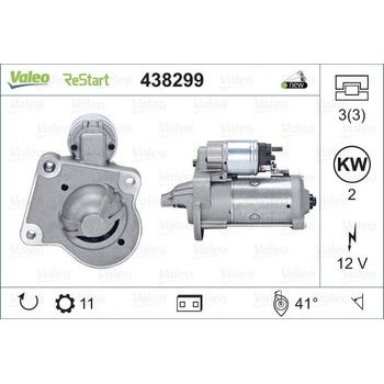 Štartér VALEO 438299