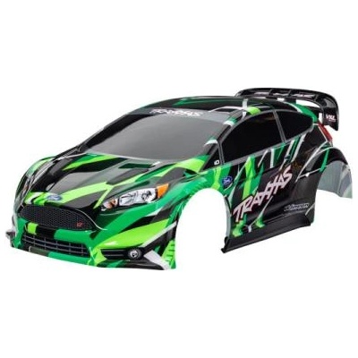 Traxxas каросерия Ford Fiesta ST Rally VXL зелена