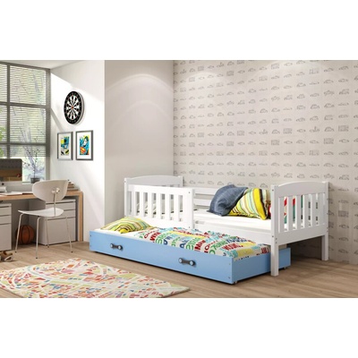 Interbeds Kubus 3 s matracom rozkladacia Biela / modrá