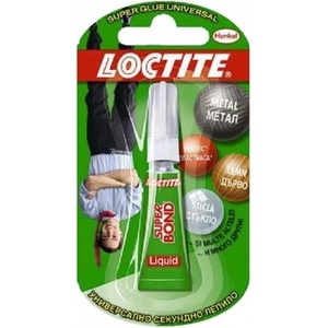 Henkel Секундно лепило Henkel Loctite Super Bond, водоустойчивo и удароустойчиво, блистер, прозрачно, 3г. , зелено (OK4821)