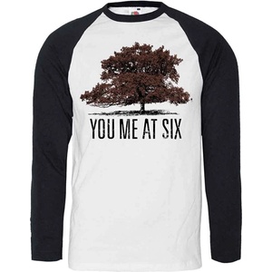 You Me At Six Tree Raglan White & Black XL Риза (YMASRL06MWB04)