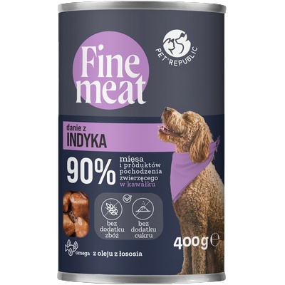 Pet Republic PetRepublic Fine Meat пуешко месо 400 г за кучета