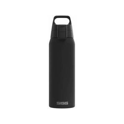 SIGG - Insulated drinking bottle - Thermos bottle Shield Therm One Black carbonated drinks - Leak-proof - Dishwasher safe - BPA-free - 90% recycled stainless steel - Black - 0.75L - 6053.10