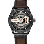 Curren Часовник curren br-14168 - Тъмно кафяв kp14168 Часовници
