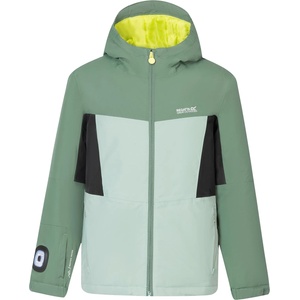 Regatta Детско зимно яке Regatta Kid's Beamz Winter jacket - Dark Forest / Glacier / Wild Lime - размер 9-10 Years (703-7895-0117)