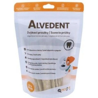 Alvedent enzym. žvýkací proužky pro malé psy 20x10 g