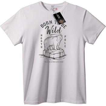 NOONEBRAND Тениска Полярна Мечка Климат - 2XL, Black
