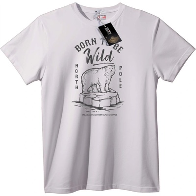 NOONEBRAND Тениска Полярна Мечка Климат - 2XL, Black