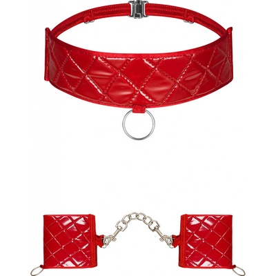 Pikantní sada Hunteria cuffs & choker Obsessive