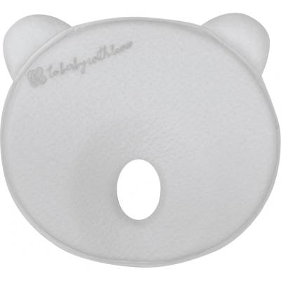 KikkaBoo Мемори ергономична възглавница Bear Airknit Grey