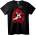 NOONEBRAND Тениска Amor Turdado - XS, Black