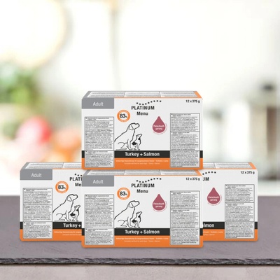 Platinum Natural Menu Turkey Salmon 48 x 375 g