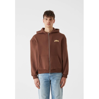 Urban Classics Суичър Lost Youth Zip Hoody - Western Motel chocolatebrown XXLUB-LY434-14274 - Бял, размер XL