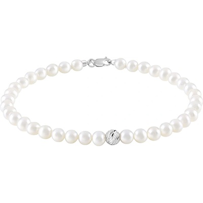 Bliss Дамска перлена гривна с бяло злато Bliss 20092767 (20092767)
