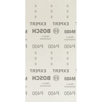 Bosch Brúsny papier EXPERT M480 pre orbitálne brúsky, 115 x 230 mm, zrnitosť 400, 50 ks 2608900775
