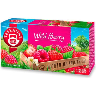 Teekanne Wild Berry World of Fruits 20 x 2,25 g