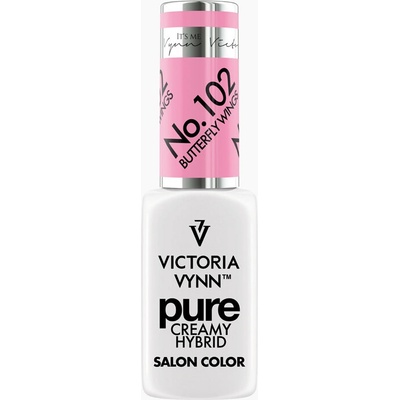 VICTORIA VYNN Hybridní gel lak PURE CREAMY HYBRID 102 Butterfly Wings 8 ml