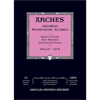 Arches Skicák v lepenej väzbe A4 300g 12 listov HP