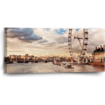 Sablio Obraz London eye - 110x50 cm