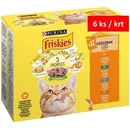 Friskies Multipack kurča kačica losos morka v šťave 12 x 85 g