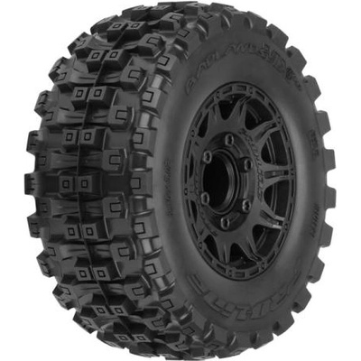 Pro-Line колело 2.8", гуми Badlands MX28 Belted, джанта Raid H12 черен (2)