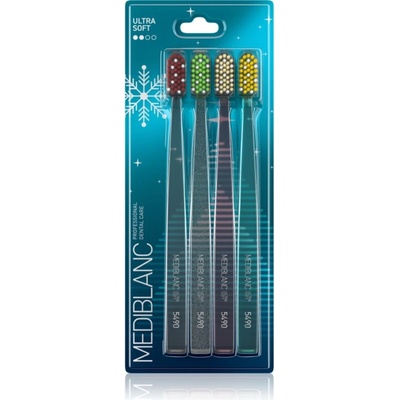 MEDIBLANC 5490 Ultra Soft Limited edition четки за зъби ултра софт 4 бр. лимитирано издание 4 бр