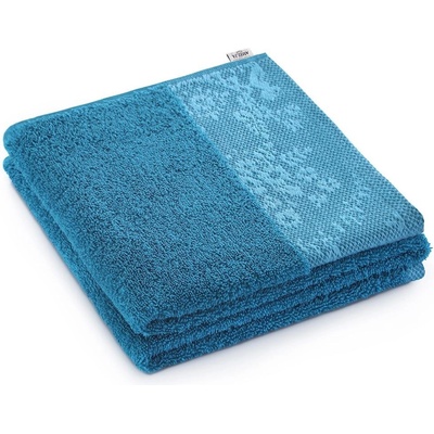 AmeliaHome Bavlnený uterák Crea 50 x 90 cm modrý/morský