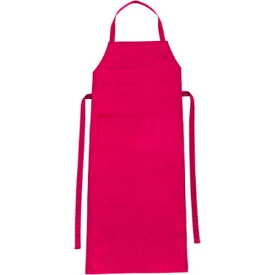 Workwear Verona Dlouhá pracovní zástěra s laclem 00130-01 Magenta