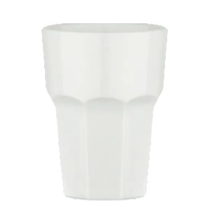 RK-PREMIUM WHITE-Чаша поликарбонат 250ml. Ø8.4xh9cm БЯЛА (PM. 250) (0151529)