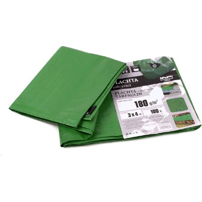 MasiPro Plachta 180g ZELENO-ŠEDÁ 3 x 4 m 102461