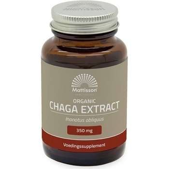 Mattisson Healthstyle Organic Chaga Extract, 350 mg, 60 капсули, Mattisson Healthstyle (MT2064)