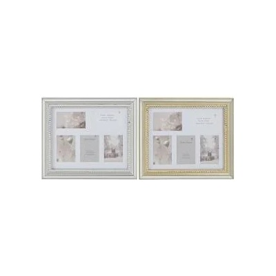 DKD Home Decor Рамка за снимки DKD Home Decor Luxury Сребрист Златен Традиционен (46, 5 x 2 x 40 cm) (2 броя)