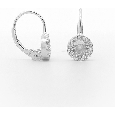 Šperk Holíč Jemné strieborné kamienkové náušnice TM62_1