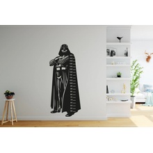 Lepy.sk Samolepka na stenu Darth Vader - meter rozmery 56x130cm Nugátová hnedá