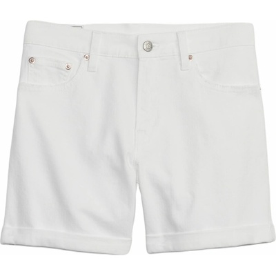 Gap dámske šortky 5 IN GIRLFRIEND biela
