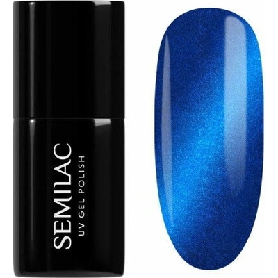 Semilac magnetický gél lak 466 Blue Silk Pyjamas Modrá 7 ml